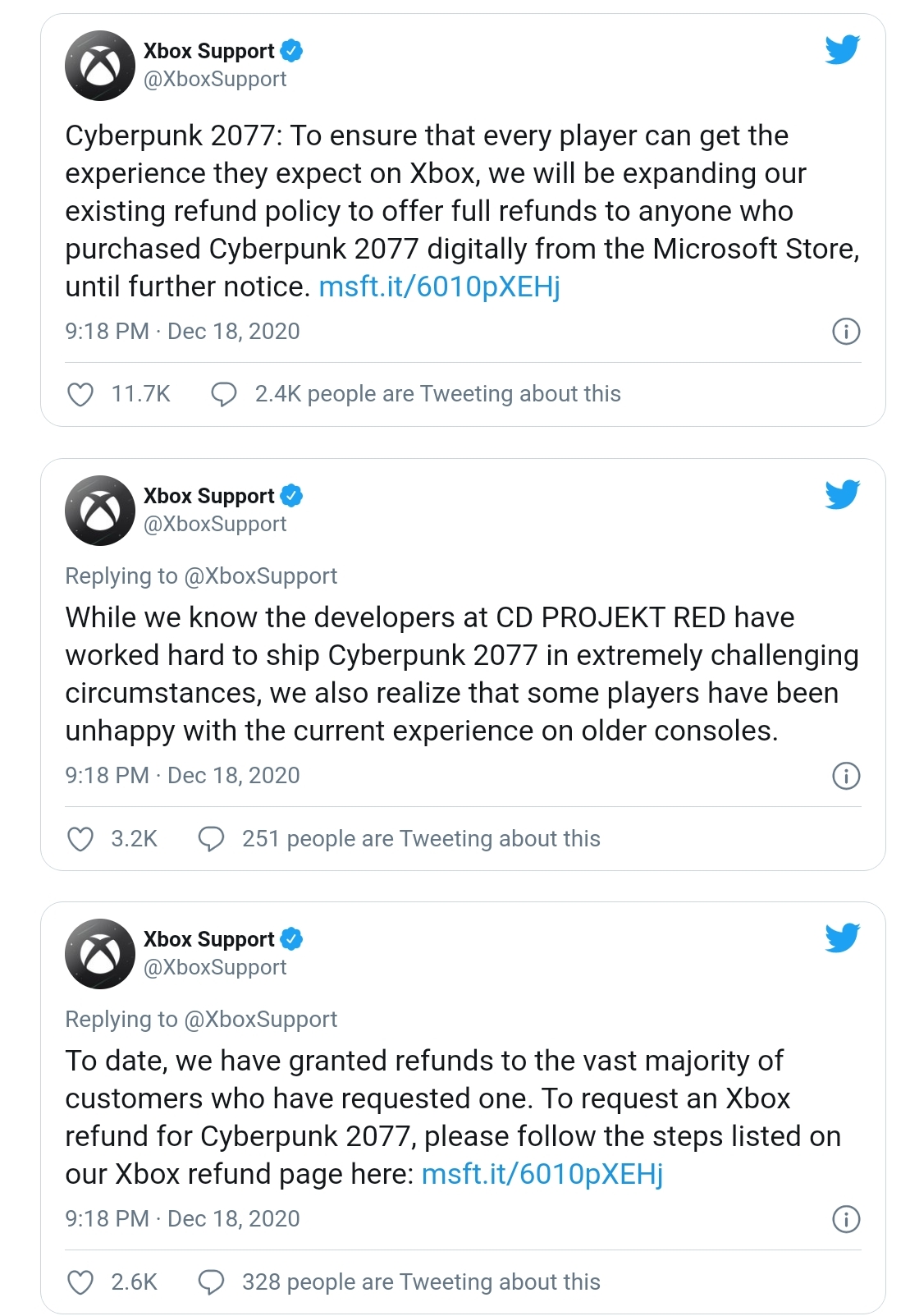 Twitter Xbox support
